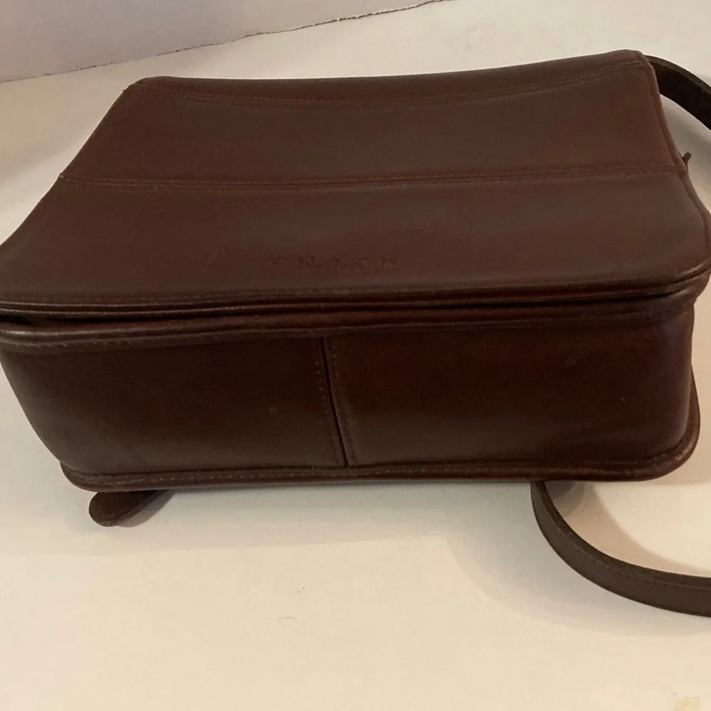 Coach Dark Brown Leather Tribeca Vintage Shoulder Bag - Picture 8 of 8